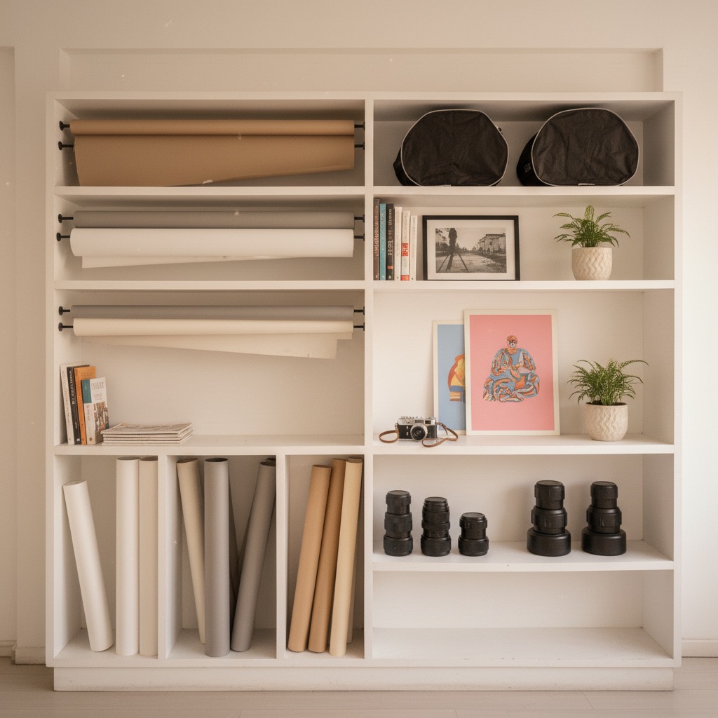 Espacio fotográfico minimalista